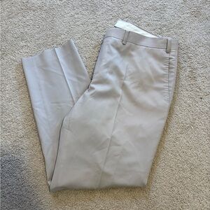 Men's Elegant Indochino Yaletown Light Tan Dress Pants